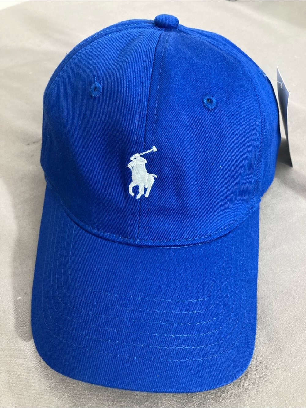 Polo by Ralph Lauren Kids Royal Blue Cap with White Pony